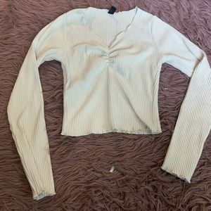 Windsor scrunch top long sleeve